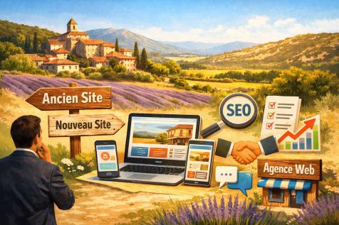 Refonte de site internet en Provence avec agence web et optimisation SEO pour entreprise locale