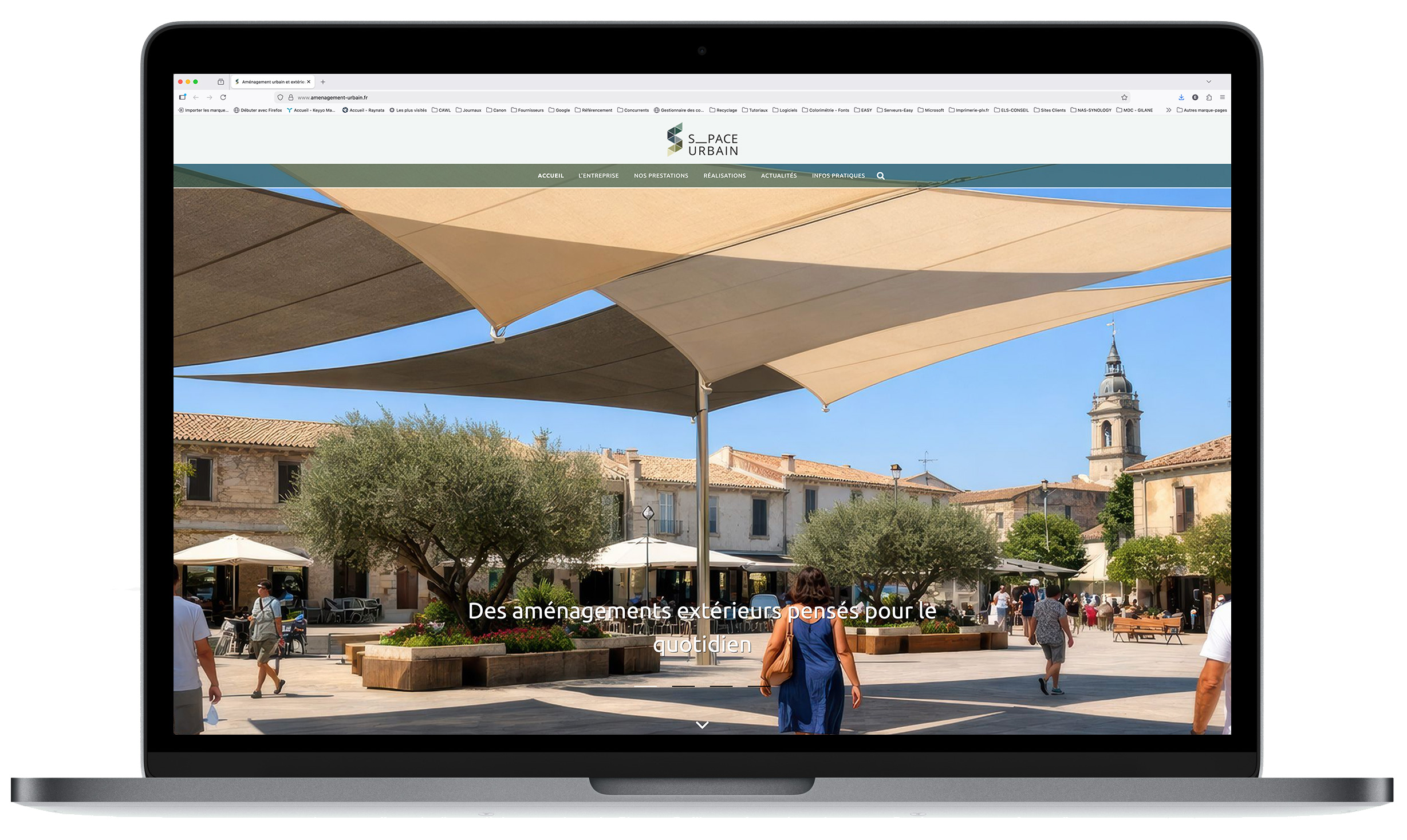 Création du site internet amenagement-urbain.fr pour S_Pace Urbain à Eyragues – Agence Easy Saint-Rémy-de-Provence