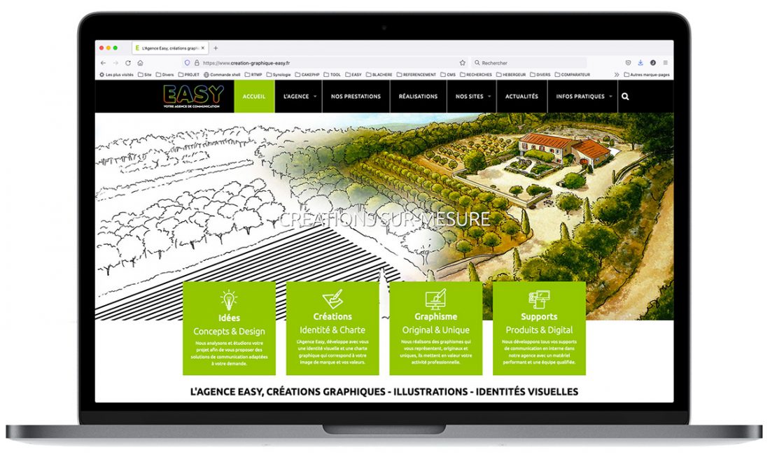 Création du site Internet de l’Agence Easy