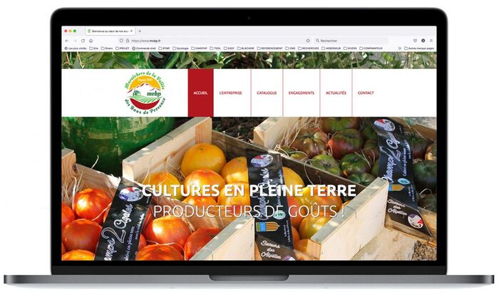 Site Internet MVBP – Maraîchers de la Vallée des Baux de Provence