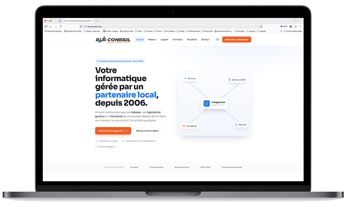 ELS Conseil, site du partenaire informatique des TPE-PME de Provence