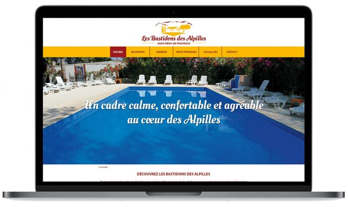 Création du site Les Bastidons des Alpilles à Saint-Rémy