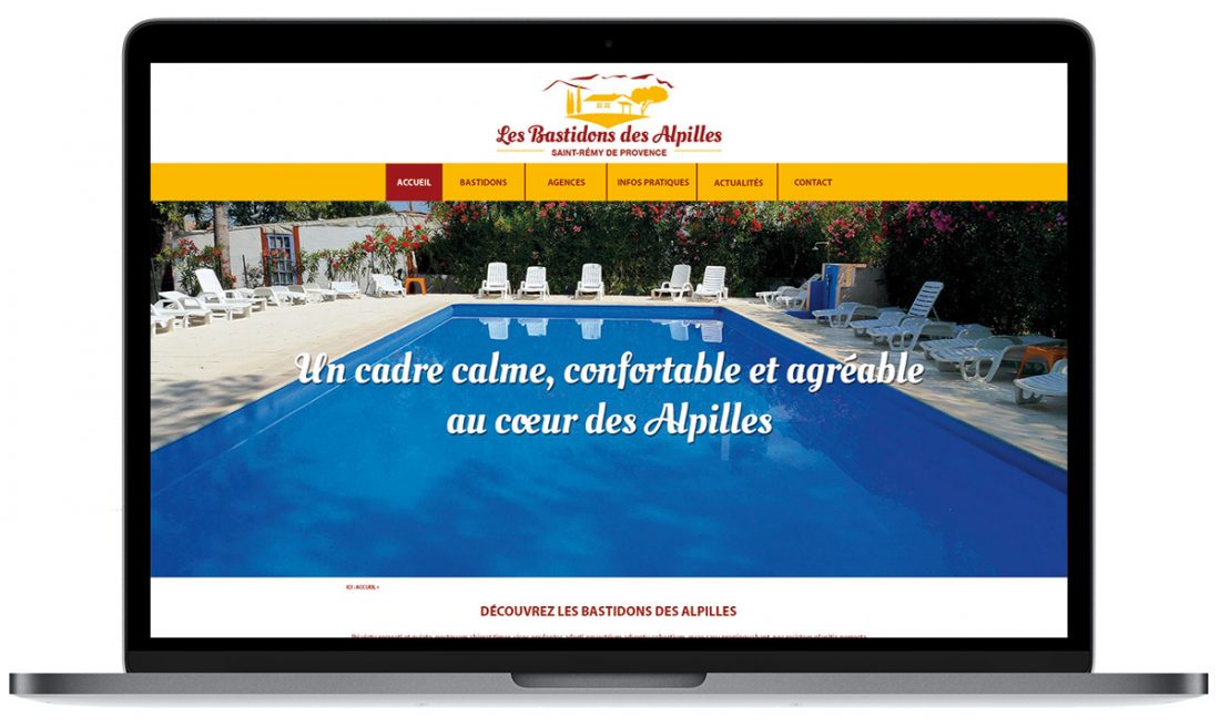 Création du site Les Bastidons des Alpilles à Saint-Rémy