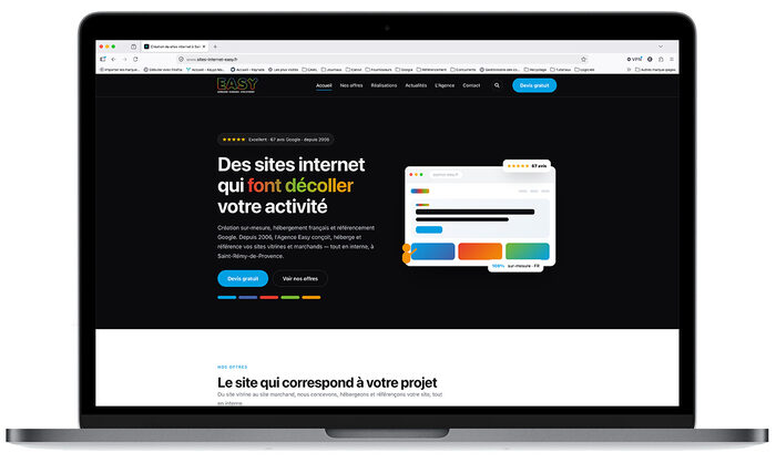 Sites-Internet-Easy.fr, la refonte du site de l’Agence Easy