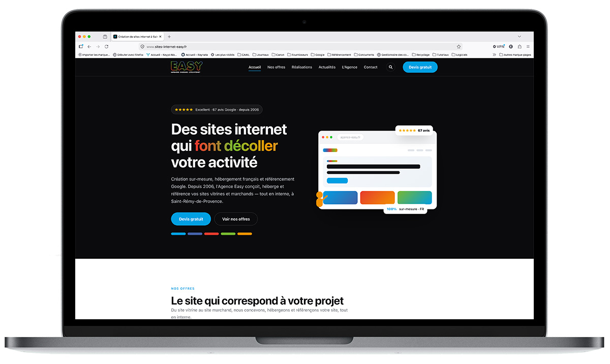 Sites-Internet-Easy.fr, la refonte 2026 du site de l’Agence Easy