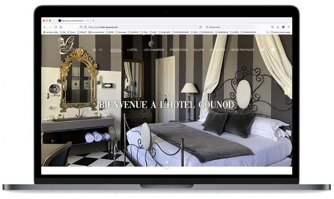 Refonte site Hôtel Gounod
