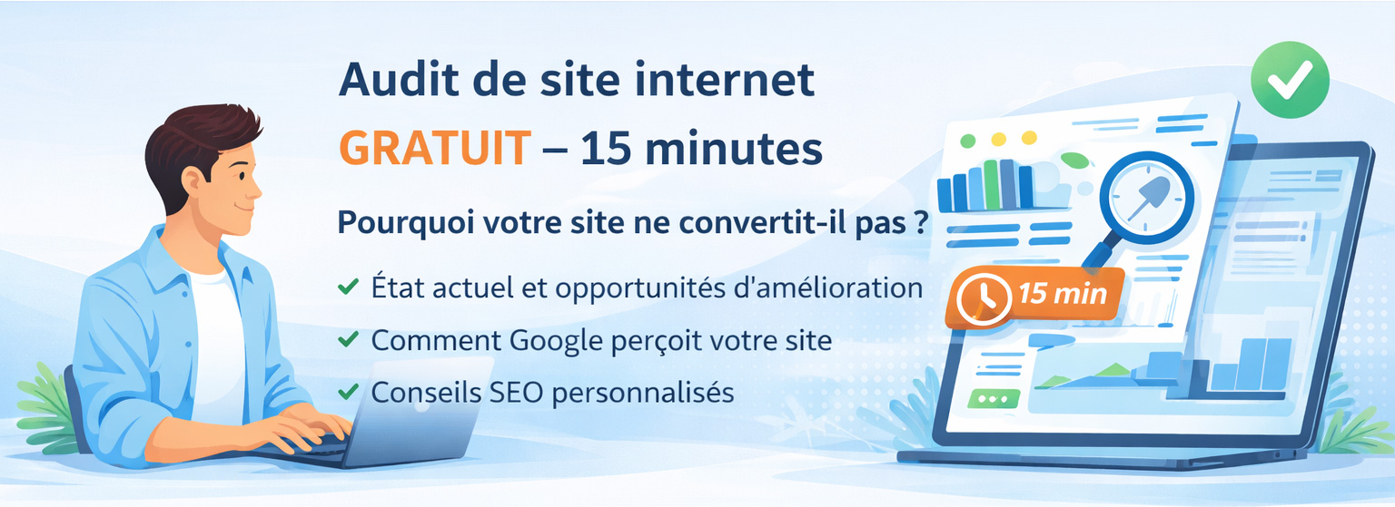 Audit gratuit de 15 min réalisé par L'Agence Easy à Saint-Rémy de Provence